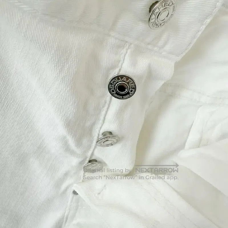 Dsquared2 DSQUARED2 White Casual Trousers for Men . Size US 34 / EU 50 - 4 Thumbnail