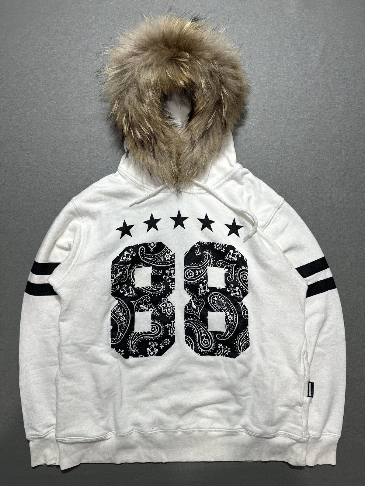 20471120 ARCHIVE AVAIL AVANTGARDE NUMBER 88 FUR HOODIE KAPITAL STYLE Size US M / EU 48-50 / 2 - 1 Thumbnail