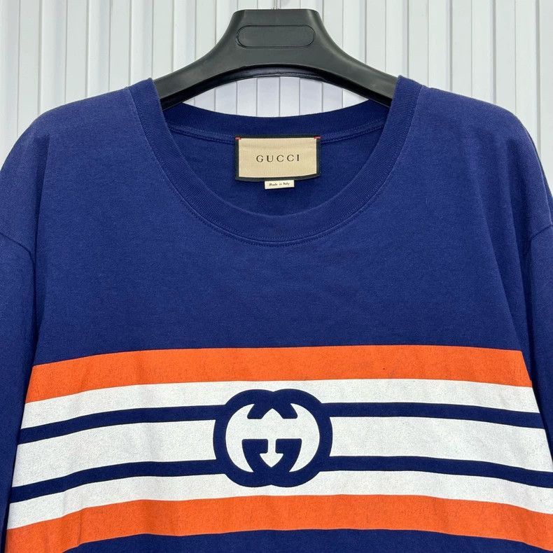 Gucci Gucci Double G Short Sleeve TShirt-2505 Size US L / EU 52-54 / 3 - 3 Thumbnail