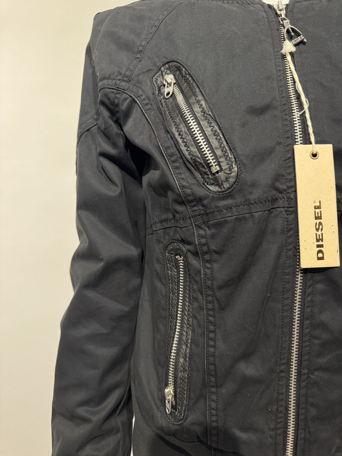 Diesel Black Jacket Diesel Size M / US 6-8 / IT 42-44 - 5 Thumbnail