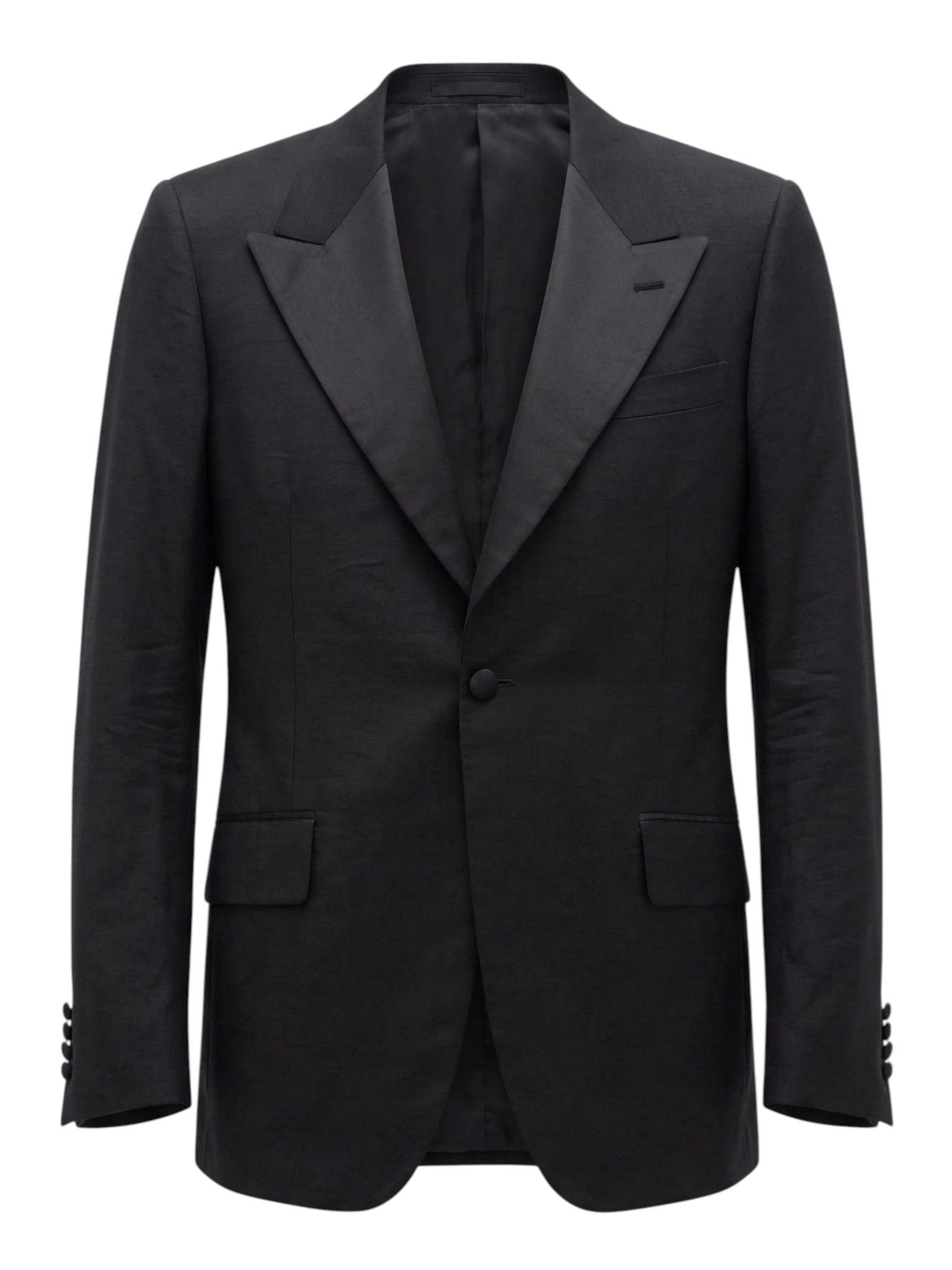 Prada F/W 2012 ONE BUTTON SILK BLAZER JACKET Size US L / EU 52-54 / 3 - 1 Thumbnail