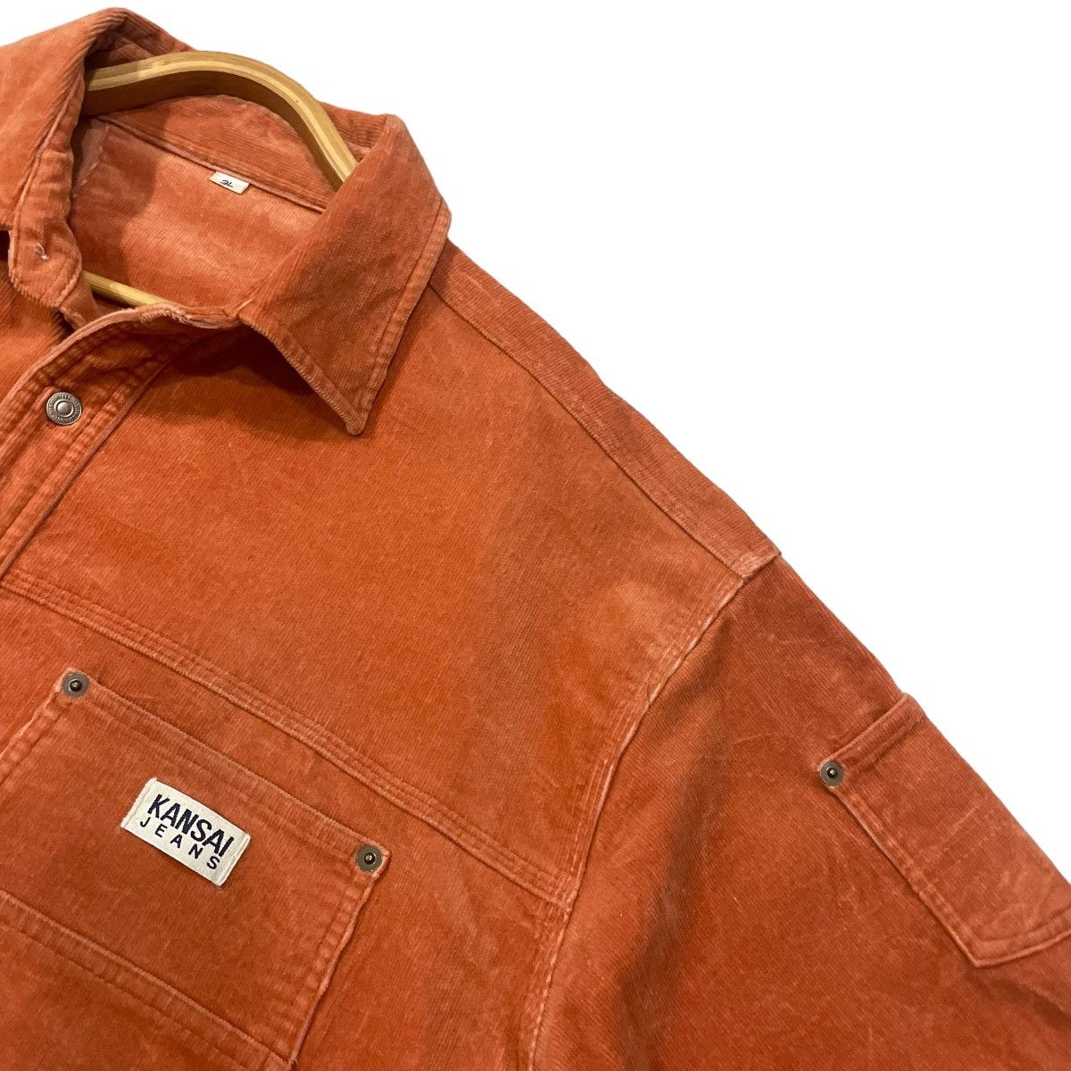 Kansai Yamamoto Vintage Kansai Jeans Two Pockets Buttons Up Jacket Size US XL / EU 56 / 4 - 9 Thumbnail