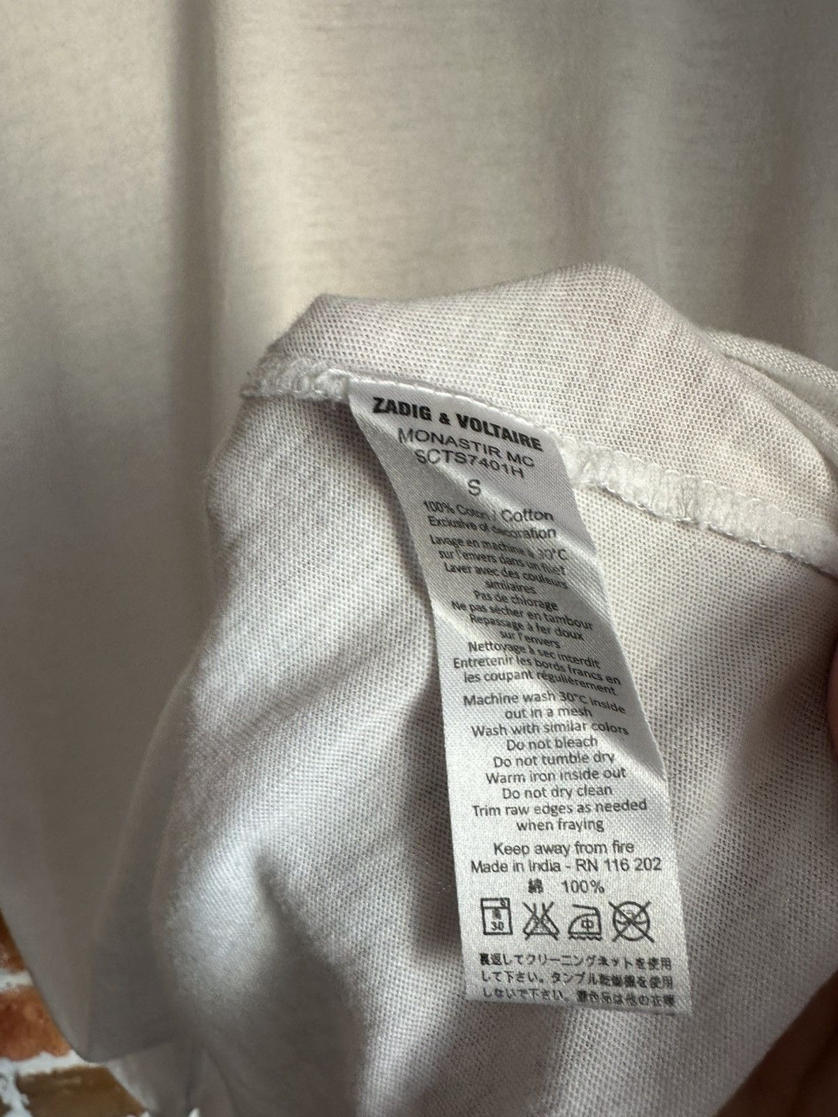Zadig & Voltaire Zadig & Voltaire Tee Size US S / EU 44-46 / 1 - 5 Thumbnail