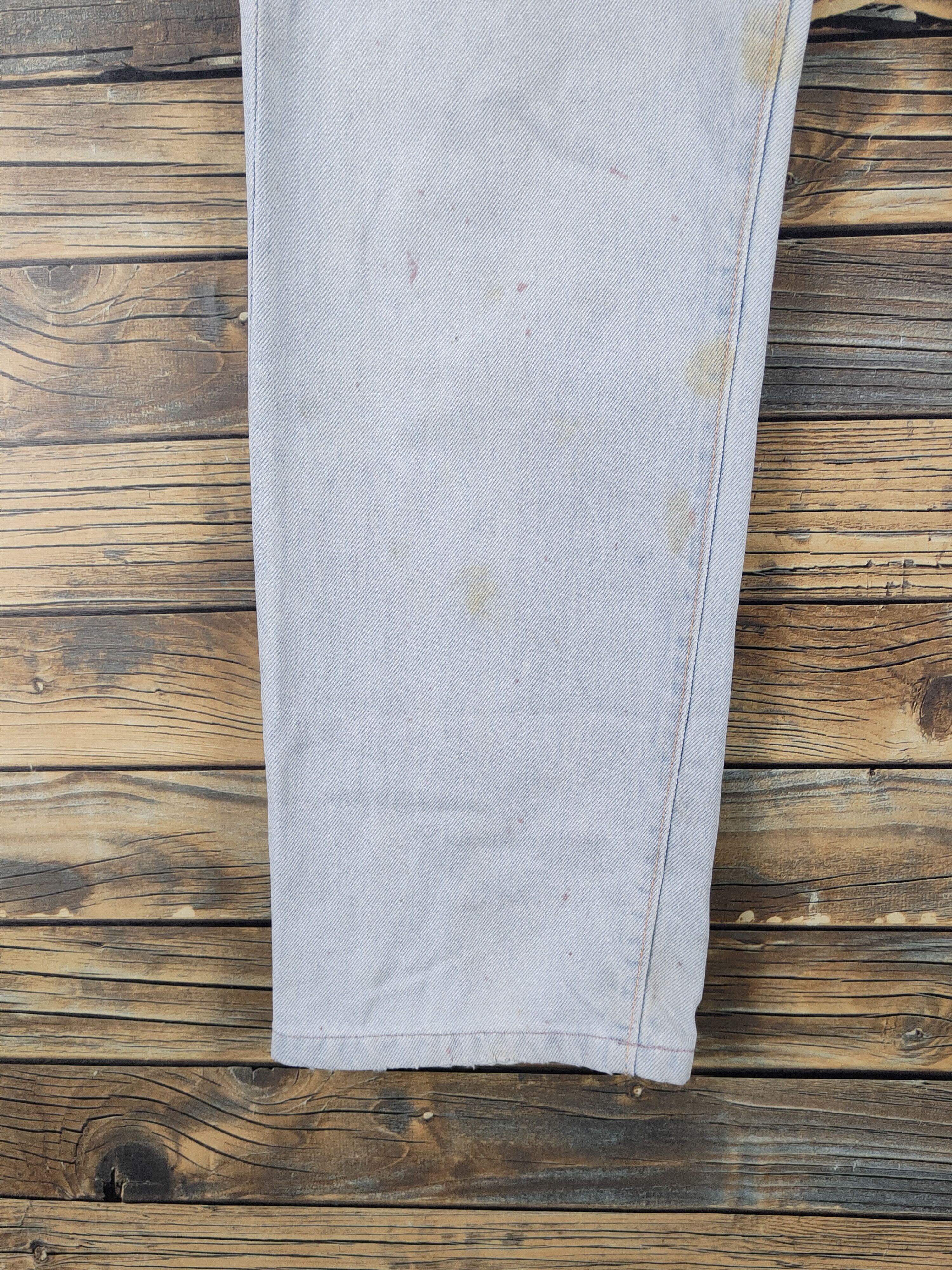 Edwin Edwin Light Blue Distressed Ripped denim Jeans #W1696 Size US 33 - 4 Thumbnail