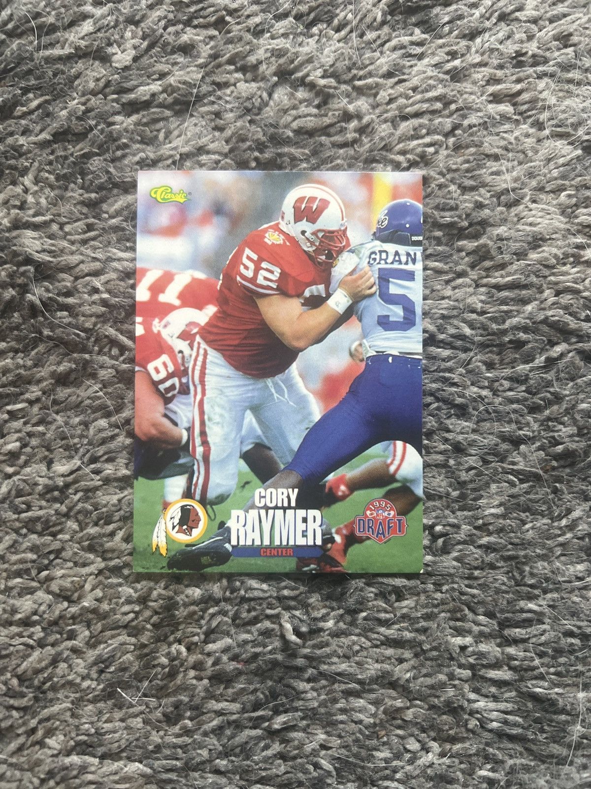 NFL 1995 Classic #77 Cory Raymer Card Size ONE SIZE - 1 Thumbnail