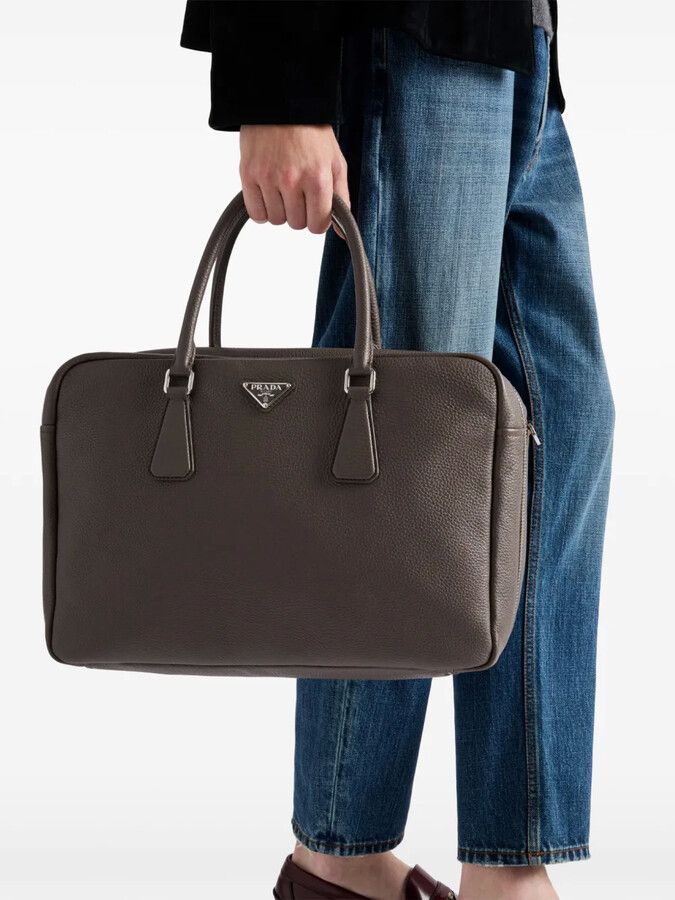Prada o1bcso1str1025 Size: OS / Vitello Daino Leather Work Bag Size ONE SIZE - 3 Thumbnail