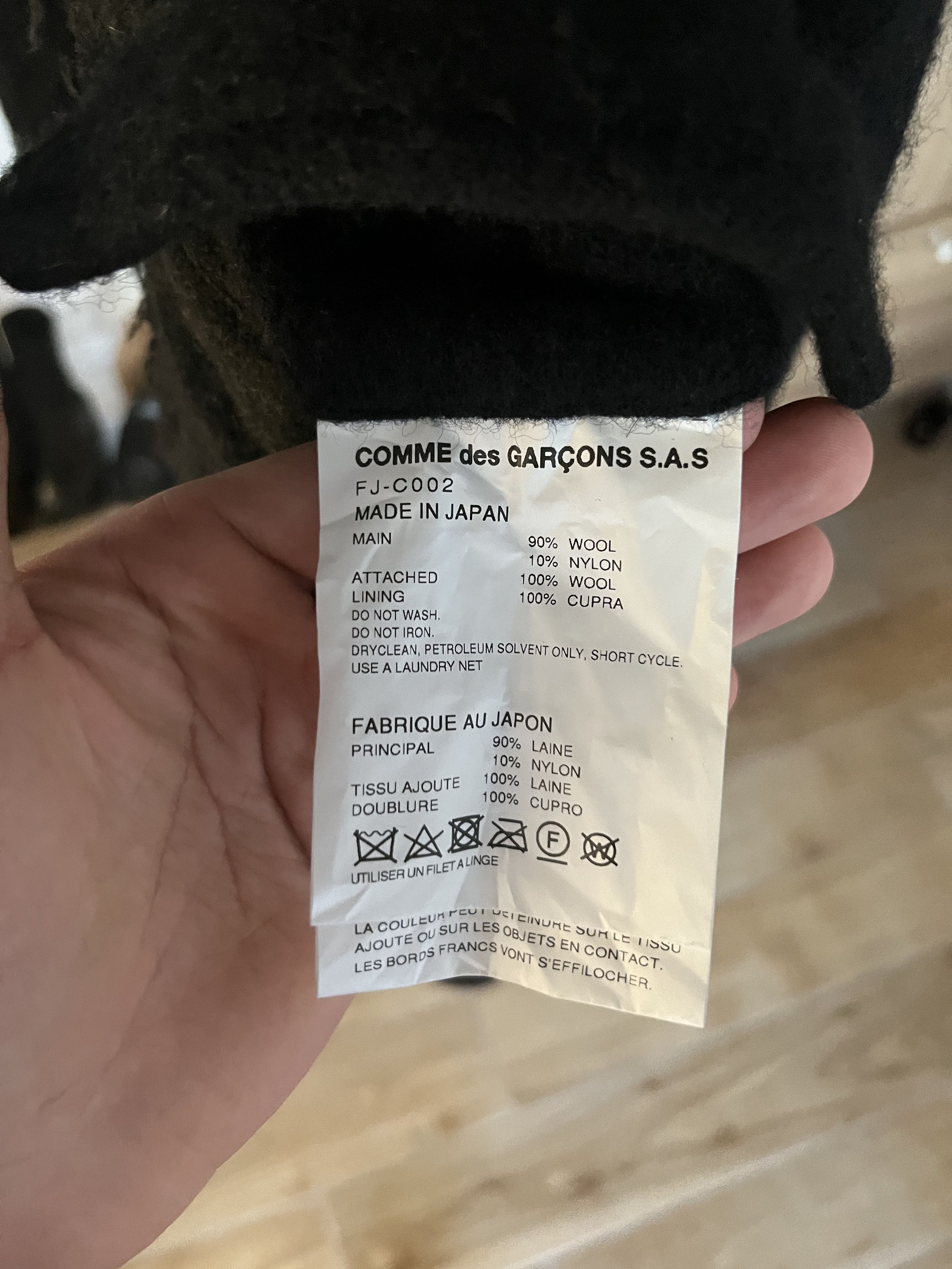 Comme des Garcons Comme Des Garçons Wool Coat w/ Tartan Size US XL / EU 56 / 4 - 5 Thumbnail