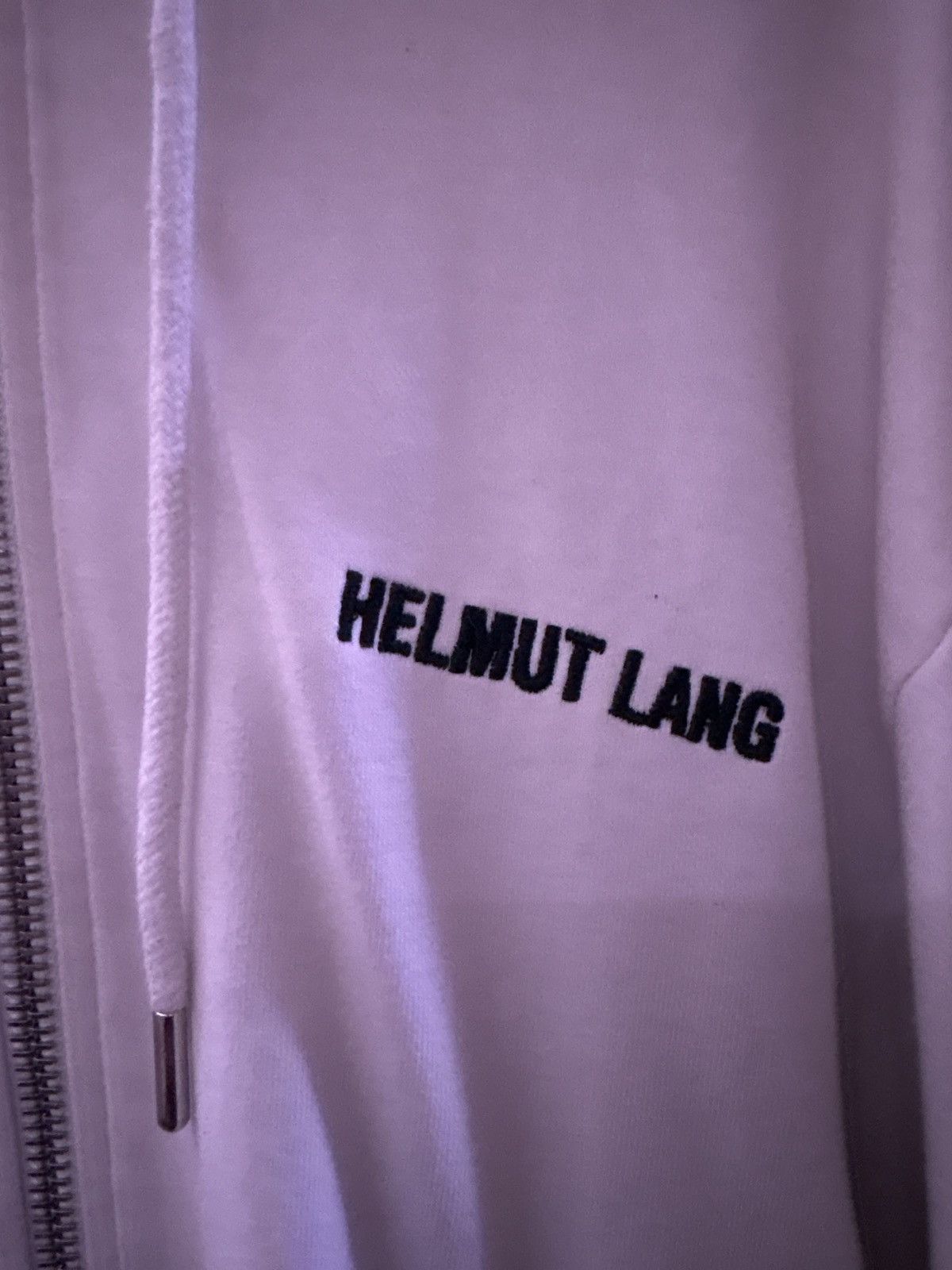 Helmut Lang Helmut Lang Zip Up Hoodie Size US XL / EU 56 / 4 - 4 Thumbnail
