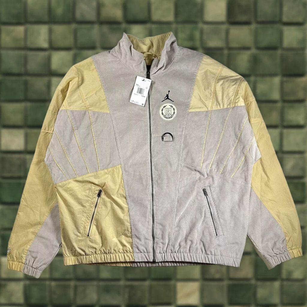 Jordan Brand Air Jordan Honor The Gift Inner City Russell Westbrook Cord Suit Set Jacket 2XL Beige Mens Size 48R - 1 Thumbnail