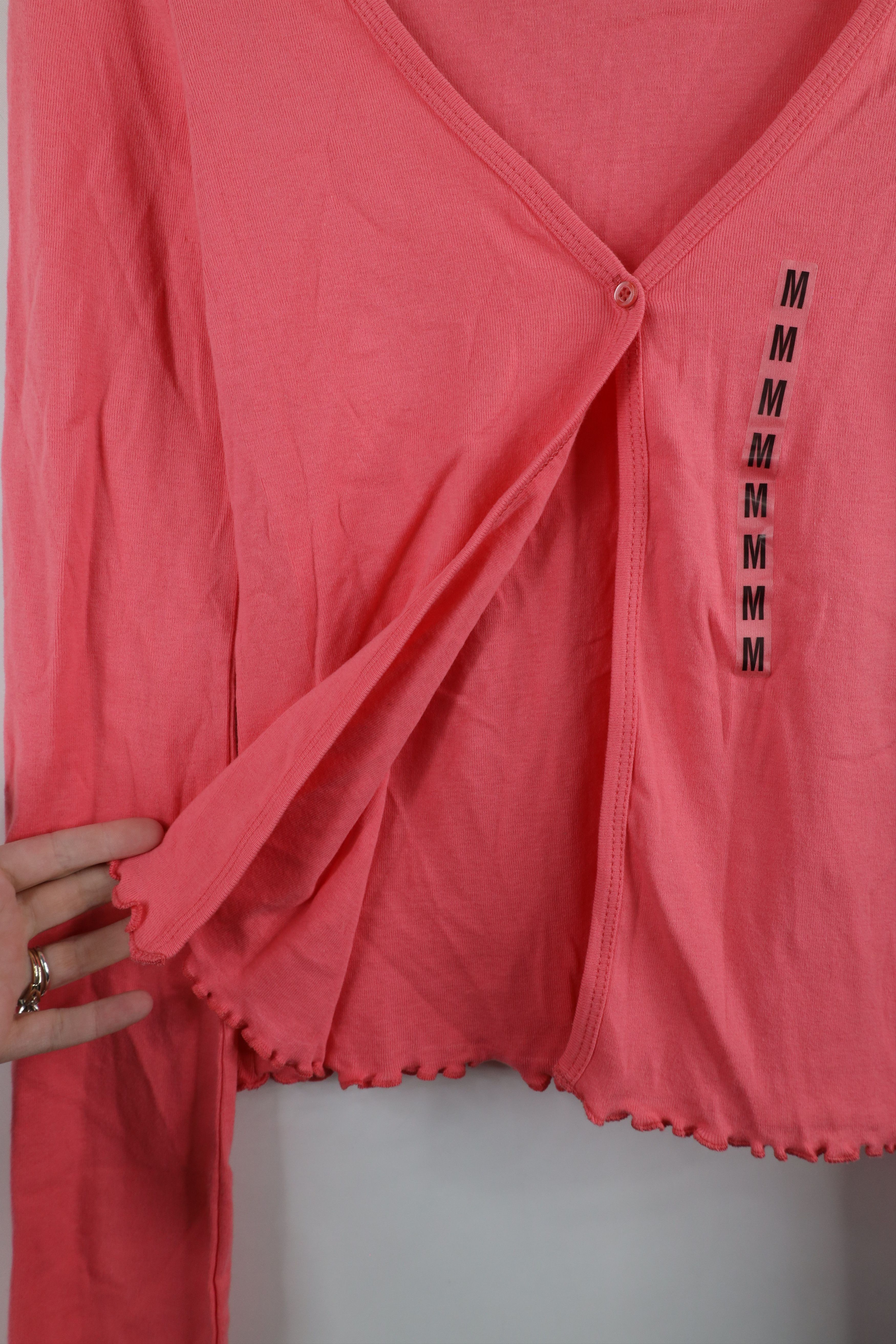 Vintage Deadstock Vintage Y2K Babydoll One Button Thermal Sweater Size M / US 6-8 / IT 42-44 - 6 Thumbnail