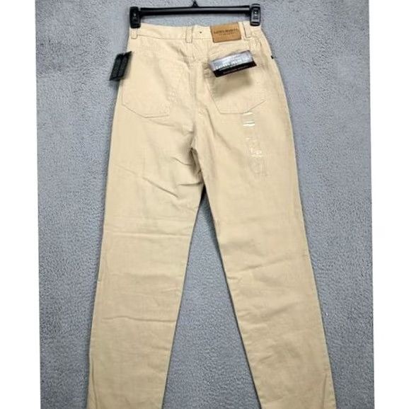 Ralph Lauren Lauren Ralph Lauren Womens 4 Khaki Classic Fit Pants Jeans Beige 28X30 New with Tags Mens? Size 27" / US 4 / IT 40 - 2 Thumbnail