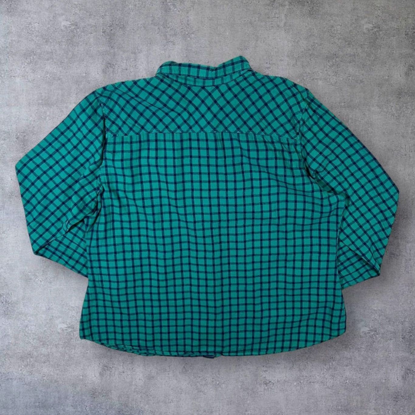 Eddie Bauer Eddie Bauer Plaid Check Long Sleeve Flannel Shirt Women XXL Green Blue 100% cotton Button-Up Casual Womens Size XXL / US 16-18 / IT 52-54 - 2 Thumbnail