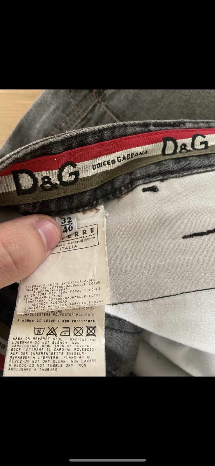 Dolce & Gabbana RARE 2003 Flared Bondage Cargo Denim Size US 32 / EU 48 - 6 Thumbnail