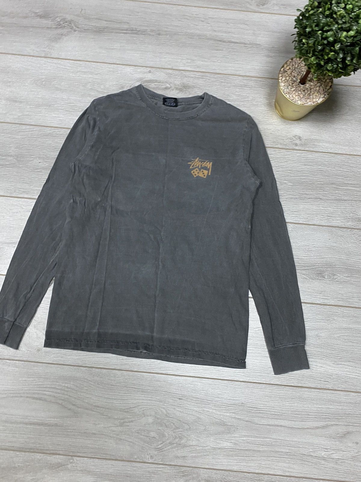 Stussy Stussy Dice 🎲 faded vintage long sleeve big logo Size US S / EU 44-46 / 1 - 5 Thumbnail