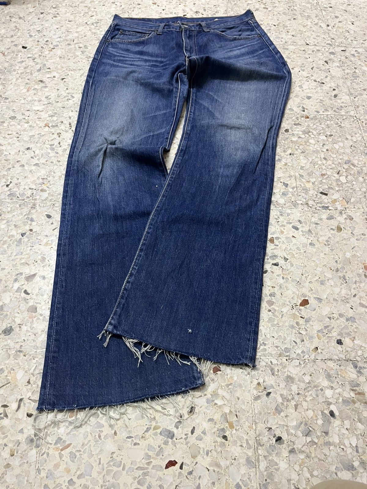 Levi's vintage levis clothing 517 bootcut light blue jeans Size US 33 - 10 Thumbnail