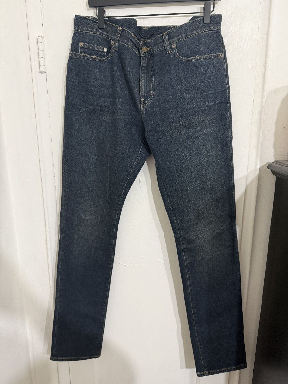 Saint Laurent Paris F/W16 Palladium Denim Size US 32 / EU 48 - 1 Thumbnail