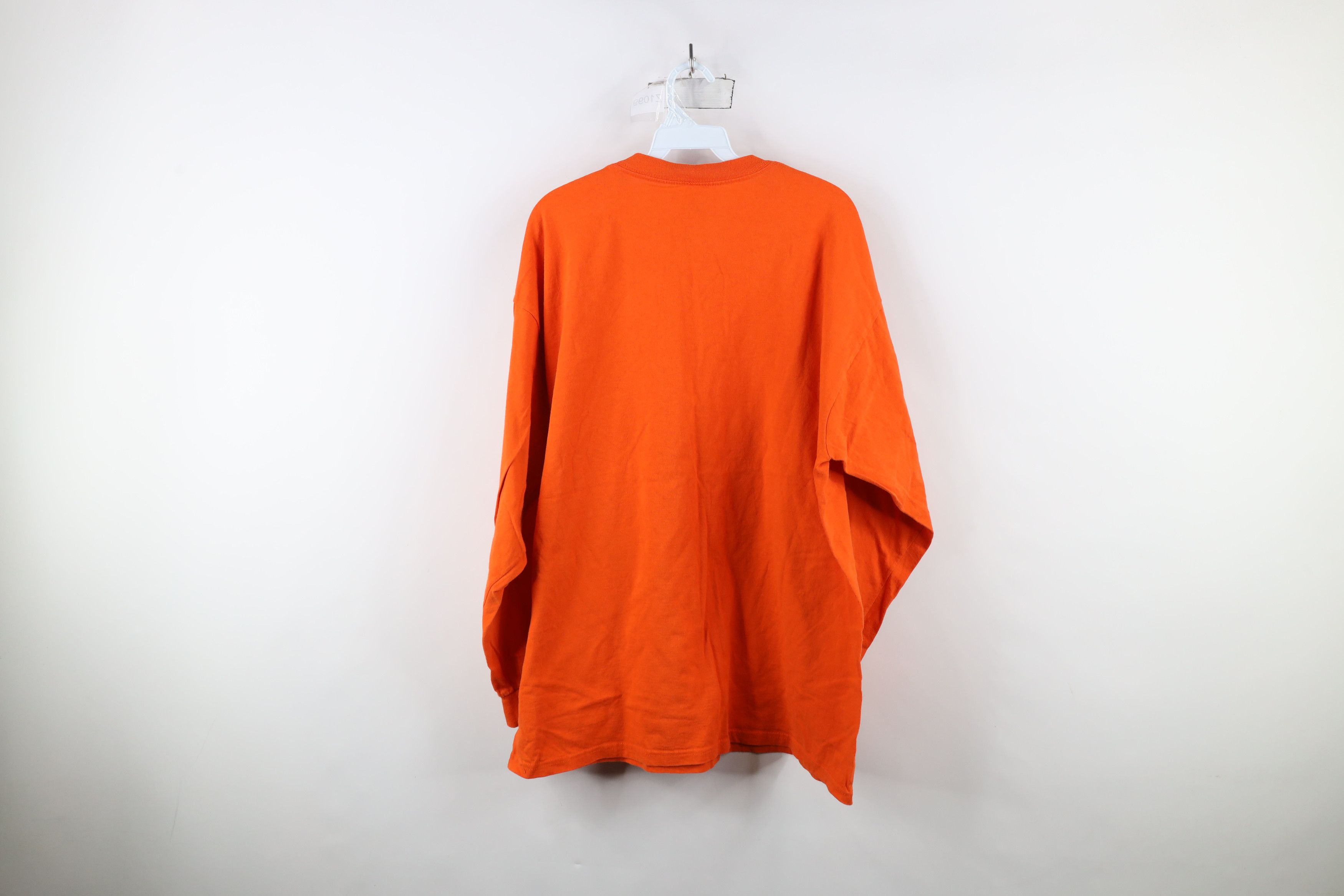 Vintage Vintage 90s Halloween Pumpkin Long Sleeve T-Shirt Cotton Size US XL / EU 56 / 4 - 8 Thumbnail