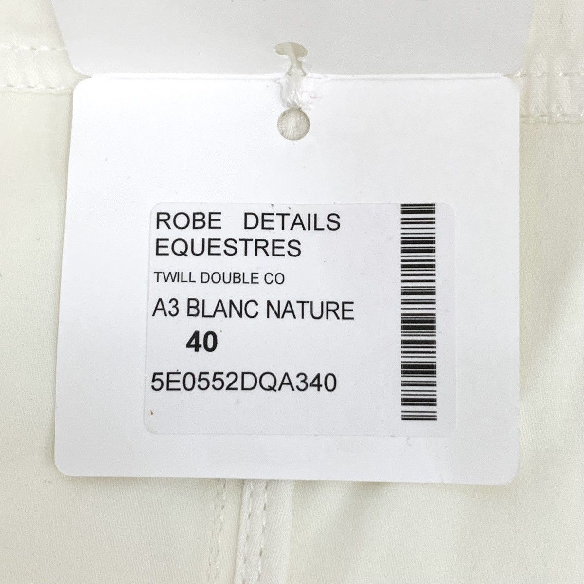 Hermes Hermes White Cotton Belted Sleeveless Dress K26WX Size S / US 4 / IT 40 - 8 Thumbnail