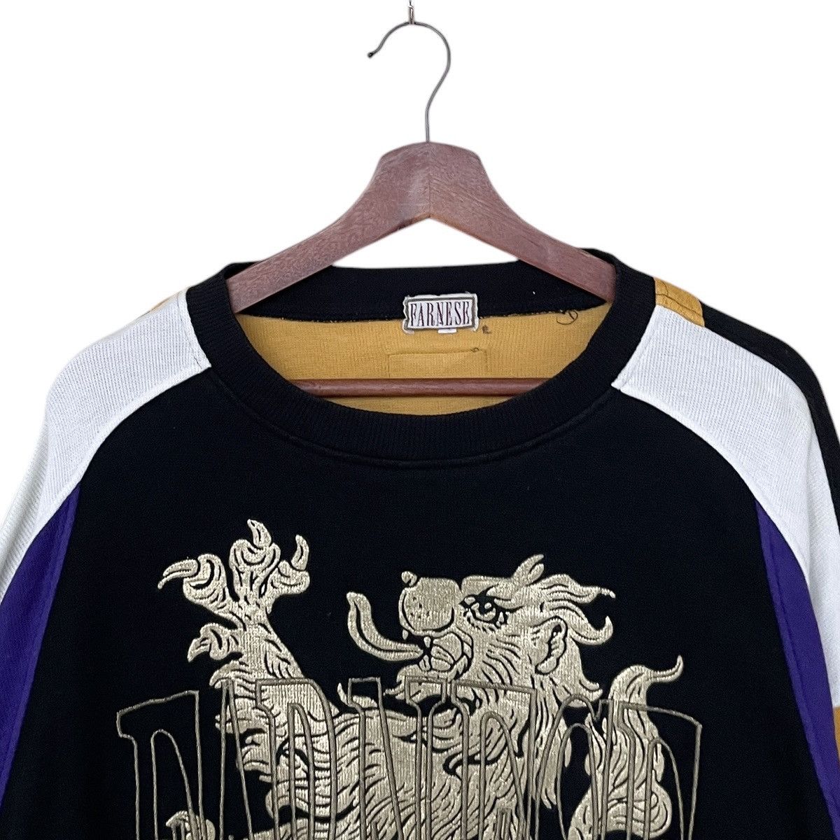 Japanese Brand × Vintage Vintage Japanese Brand Farnese Multicolour Sweatshirt 1990s Size US M / EU 48-50 / 2 - 3 Thumbnail