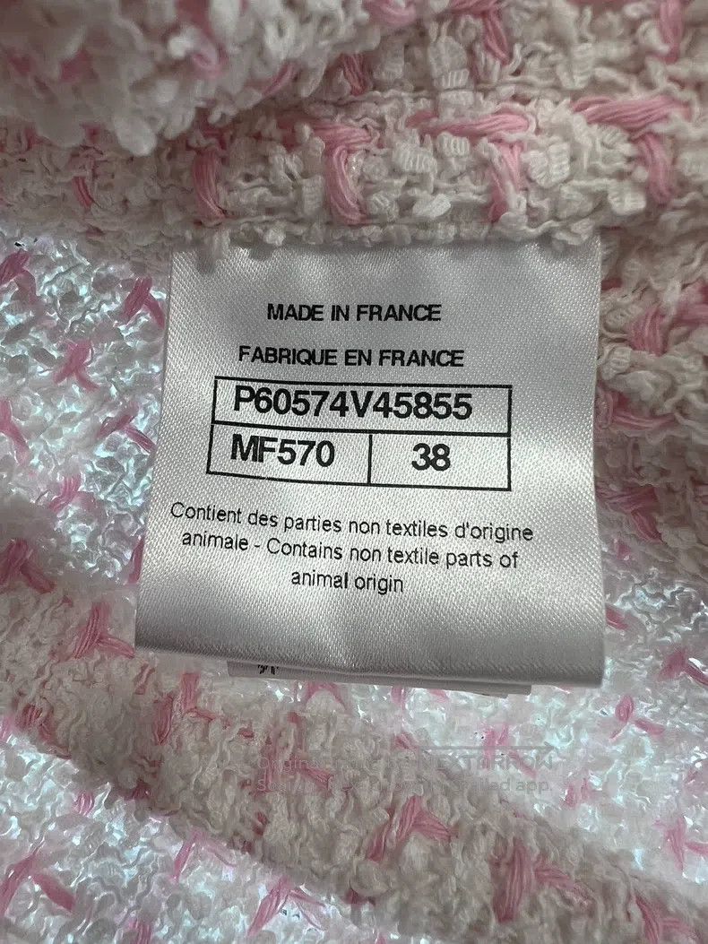 Chanel Chanel Pink tweed coat Size XS / US 0-2 / IT 36-38 - 5 Thumbnail