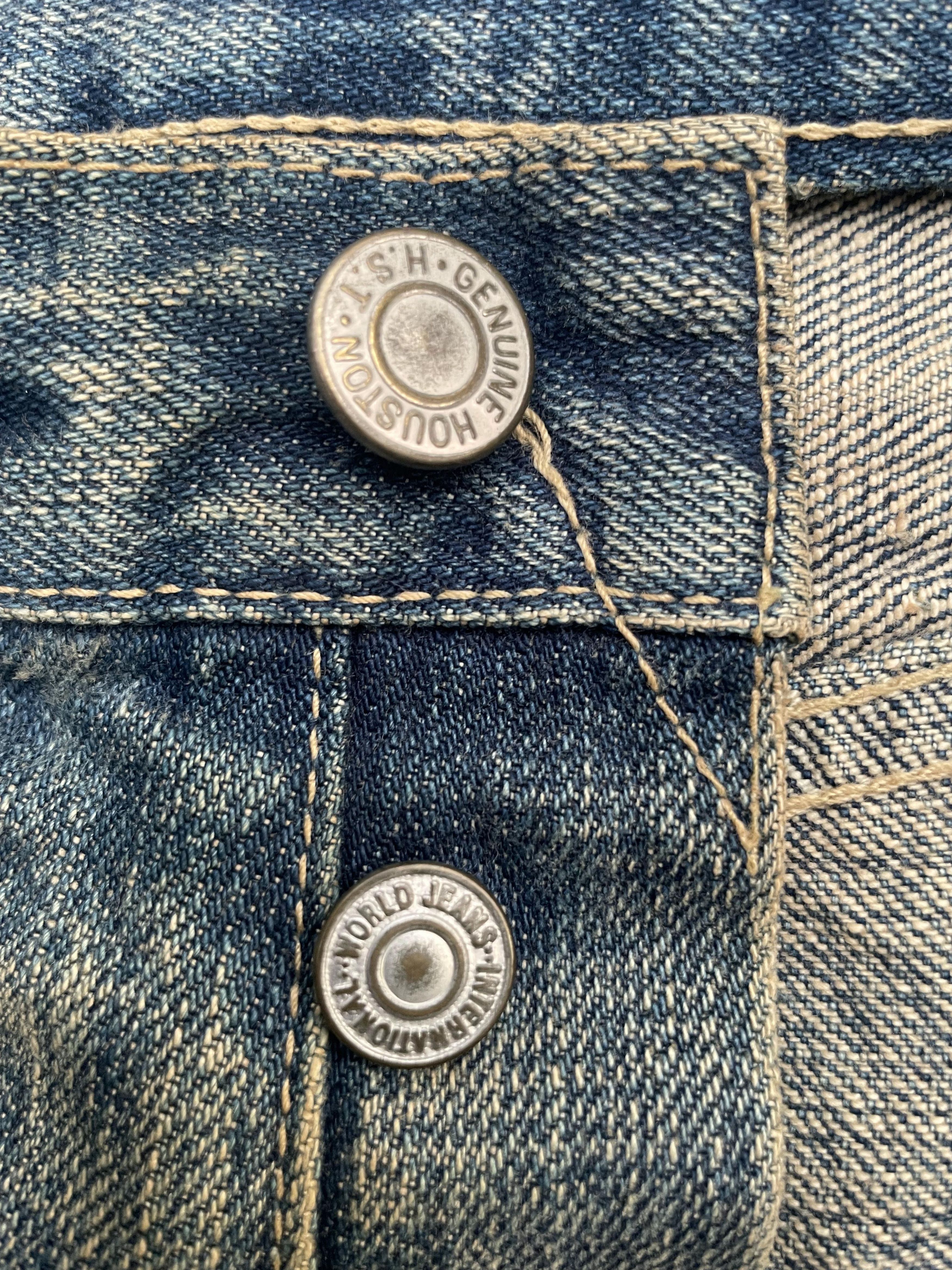 Japanese Brand Vintage Houston Denim Size US 32 / EU 48 - 12 Thumbnail