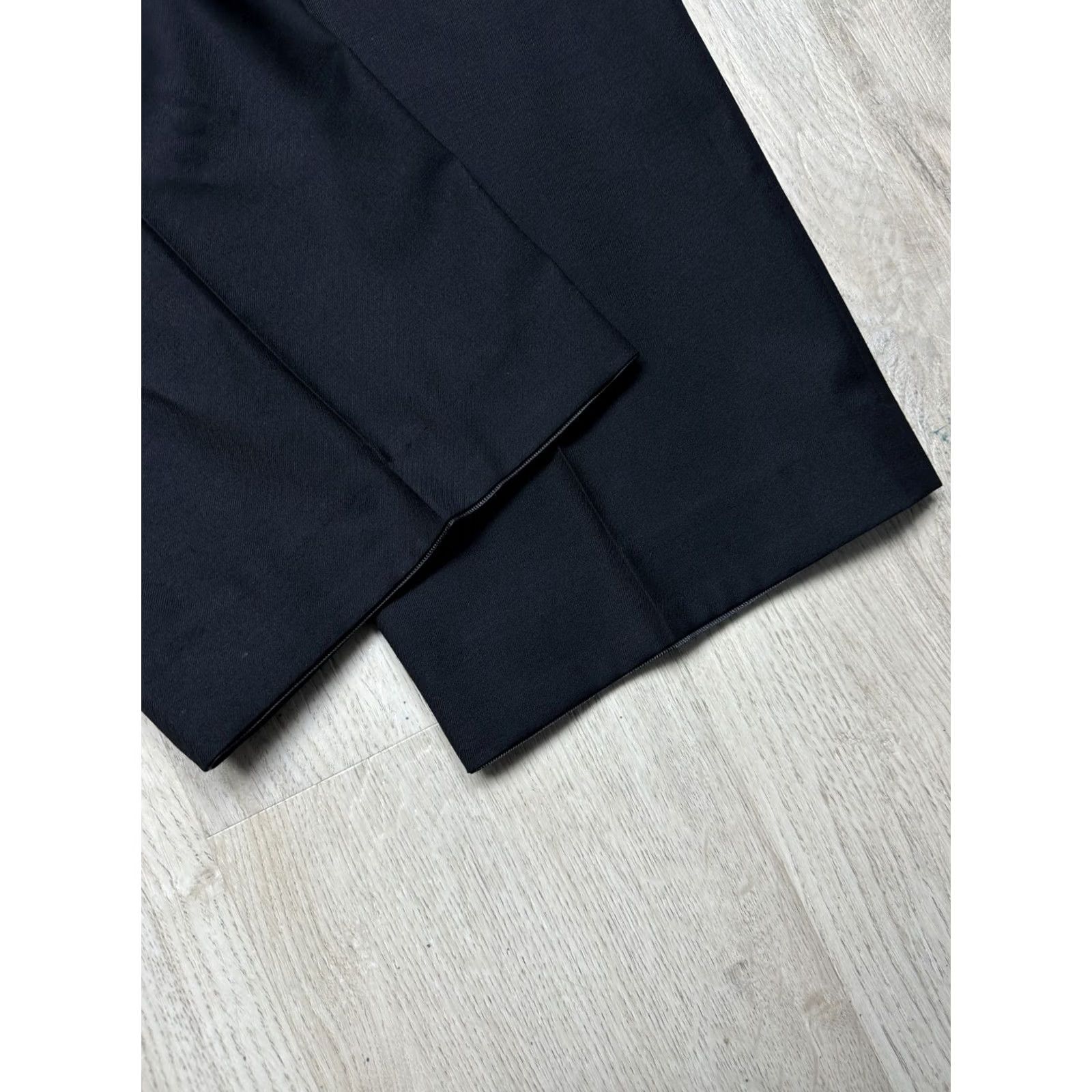 Vintage Zilli Vintage Mens Classic Pants Trousers Size 34 Black Wool Dress Pants Straight Inseam 32 Mens Size US 34 / EU 50 - 5 Thumbnail