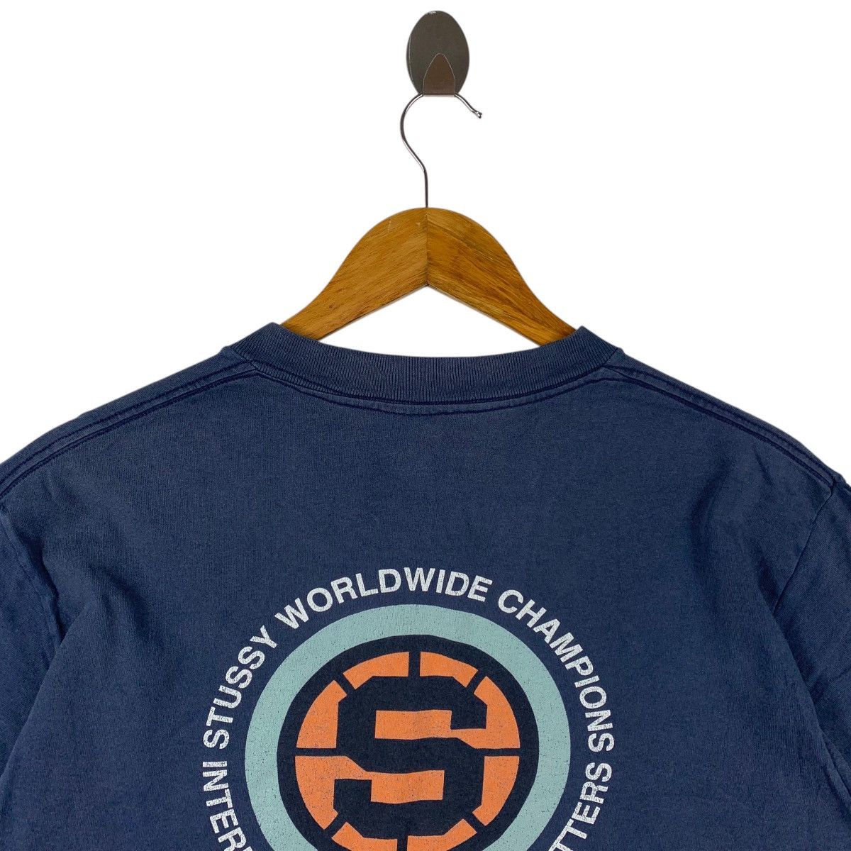 Stussy Vintage 90s STUSSY back hit big logo tee Size US M / EU 48-50 / 2 - 10 Thumbnail