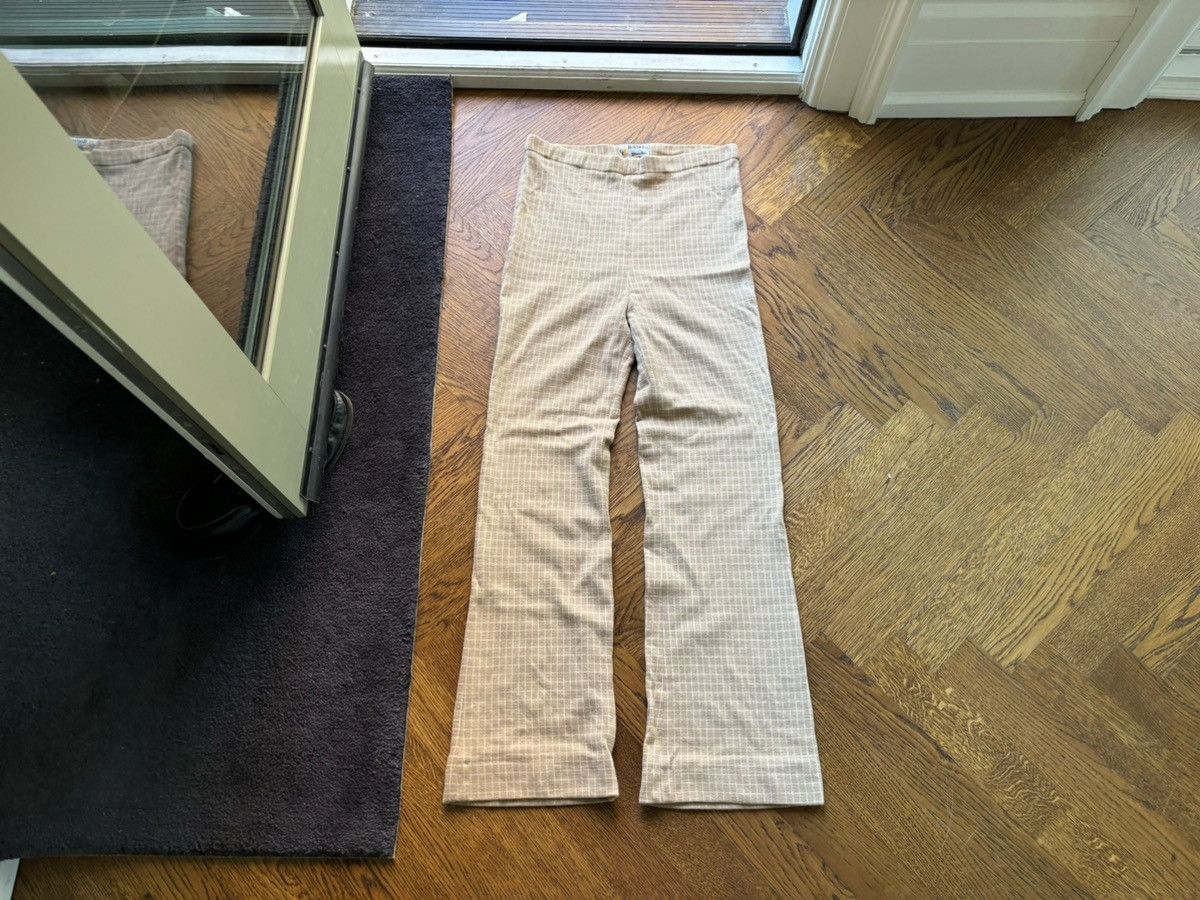 Vintage 1970s Apres Ski Leggings Vintage Wool Pants Plaid Banff 70s Size 32" / US 10 / IT 46 - 13 Thumbnail