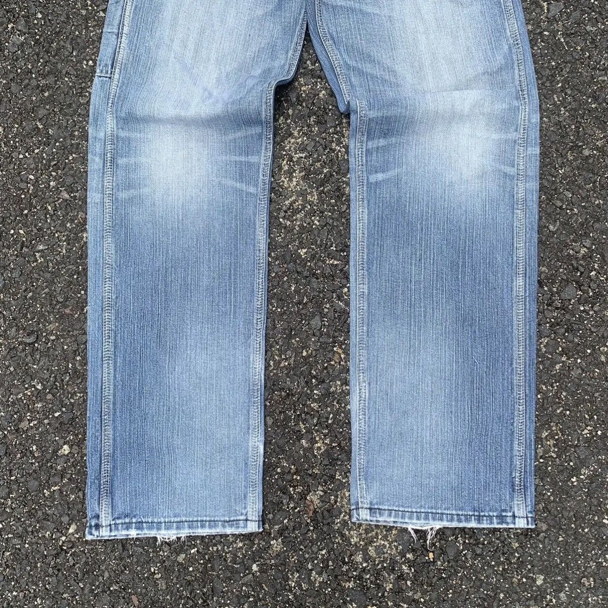 Lee Union Made By Lee Jeans Distressed Baggy WORKWEAR Denim Pant Size US 31 - 3 Thumbnail
