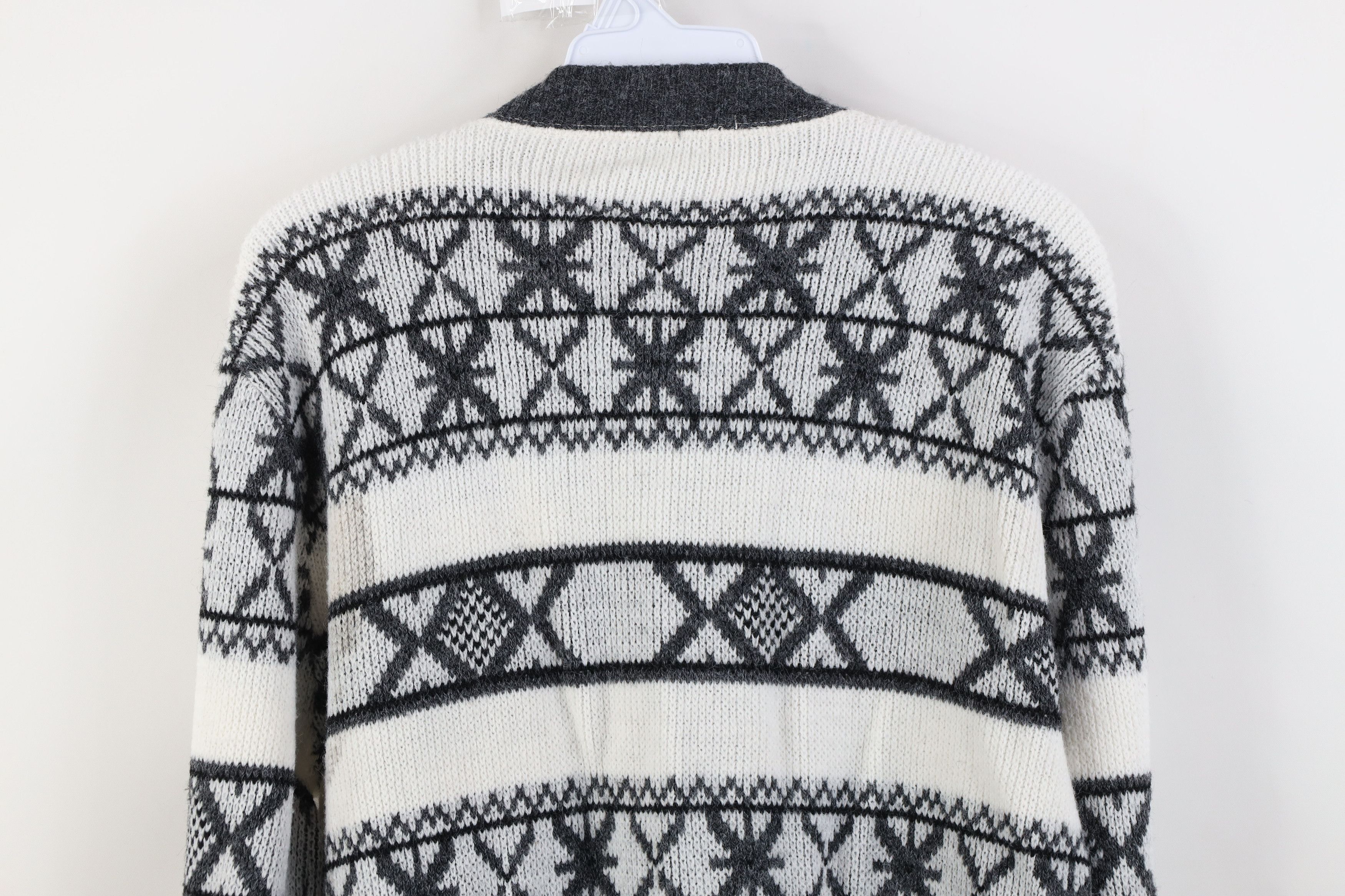 Vintage Vintage 50s Rockabilly Knit Full Zip Cardigan Sweater USA Size US S / EU 44-46 / 1 - 13 Thumbnail