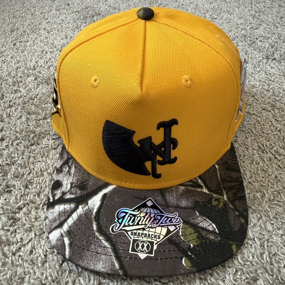 Wu-Tang Clan 🔴Wu-Tang Hat Twnty Two Yellow Camouflage NY Mets Raekwon Size ONE SIZE - 13 Thumbnail