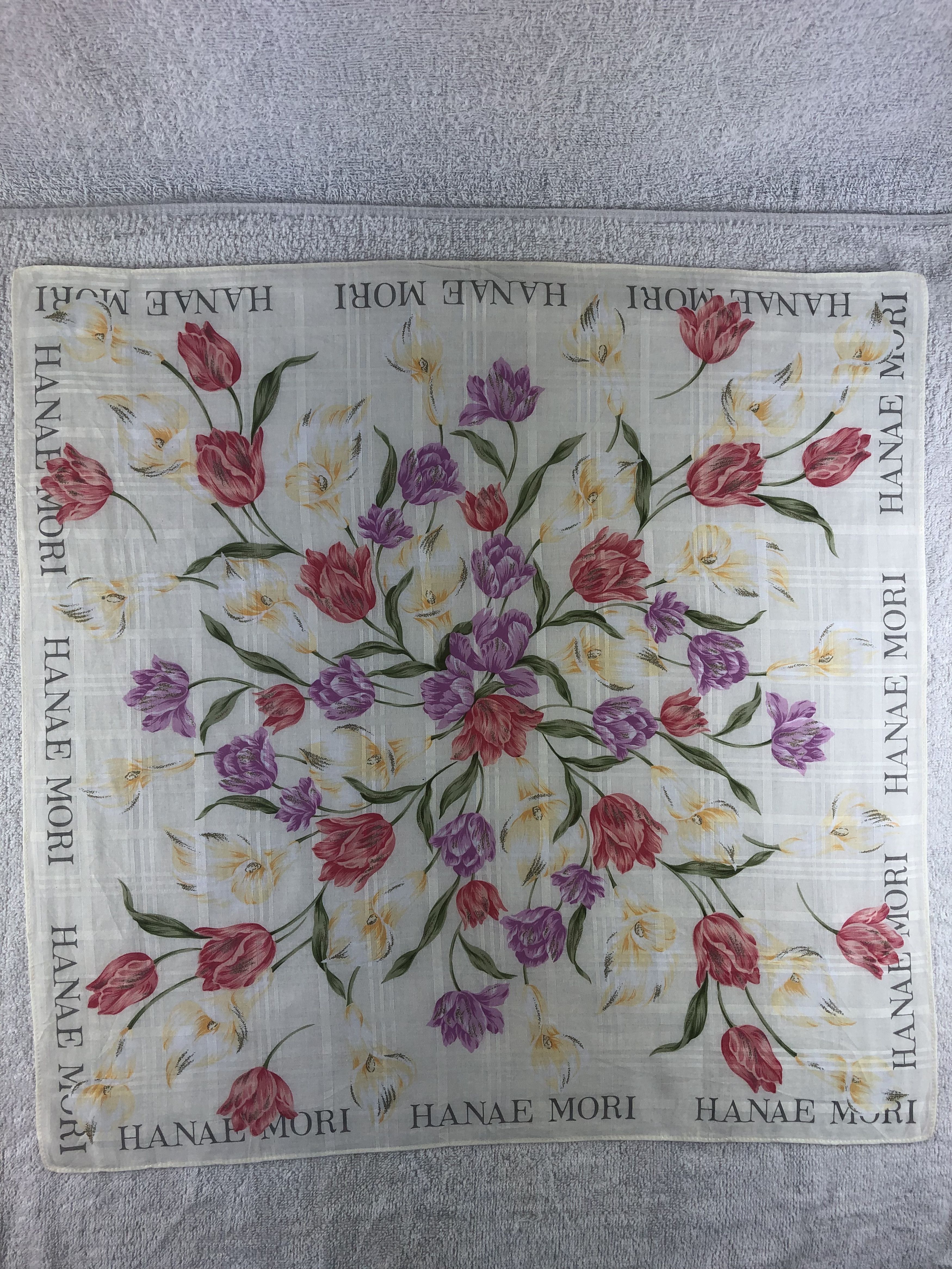 Hanae Mori × Japanese Brand × Vintage Hanae Mori Handkerchief / Bandana / Neckerchief Size ONE SIZE - 3 Thumbnail