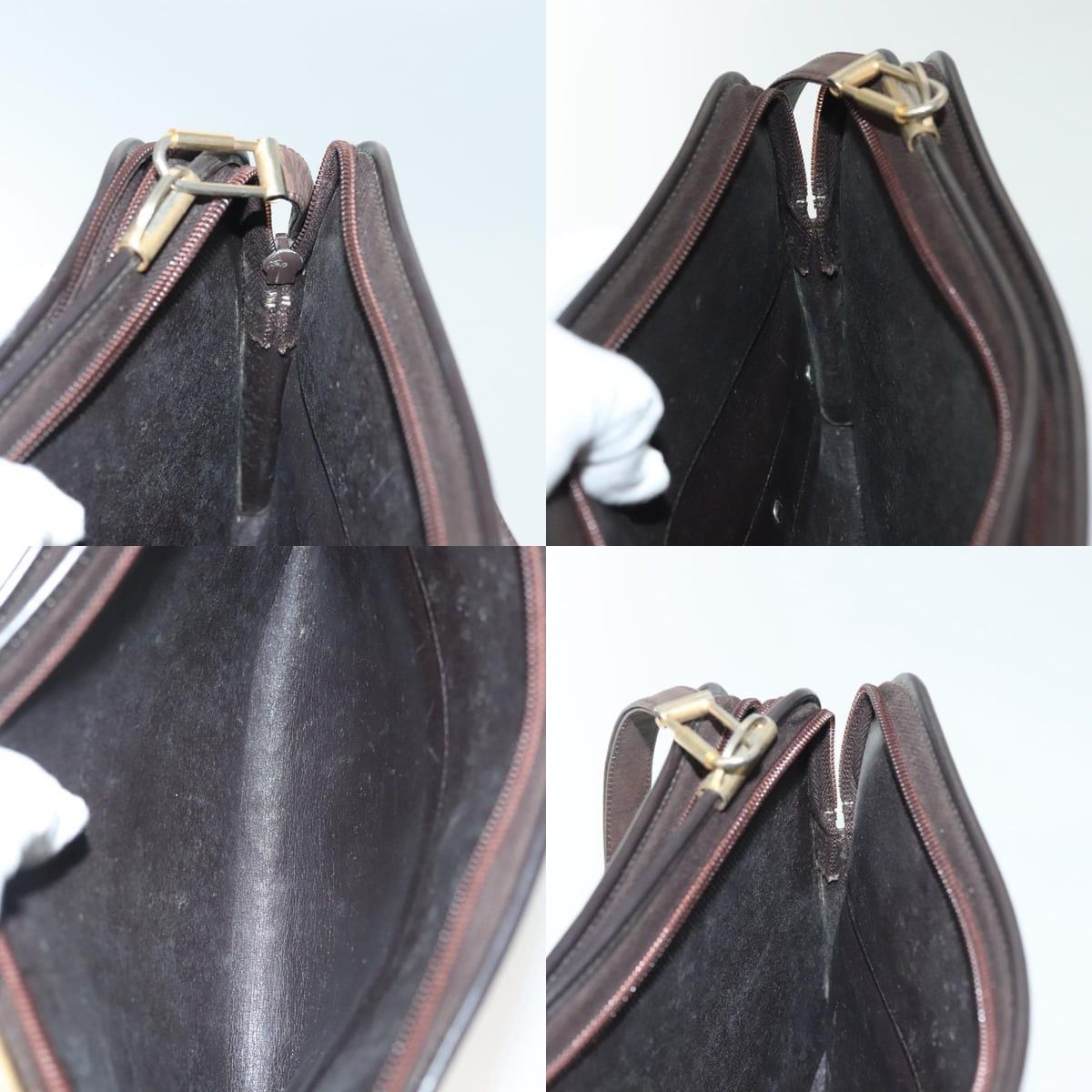 Dior DIOR Trotter Canvas Shoulder Bag Brown Gold Size ONE SIZE - 12 Thumbnail