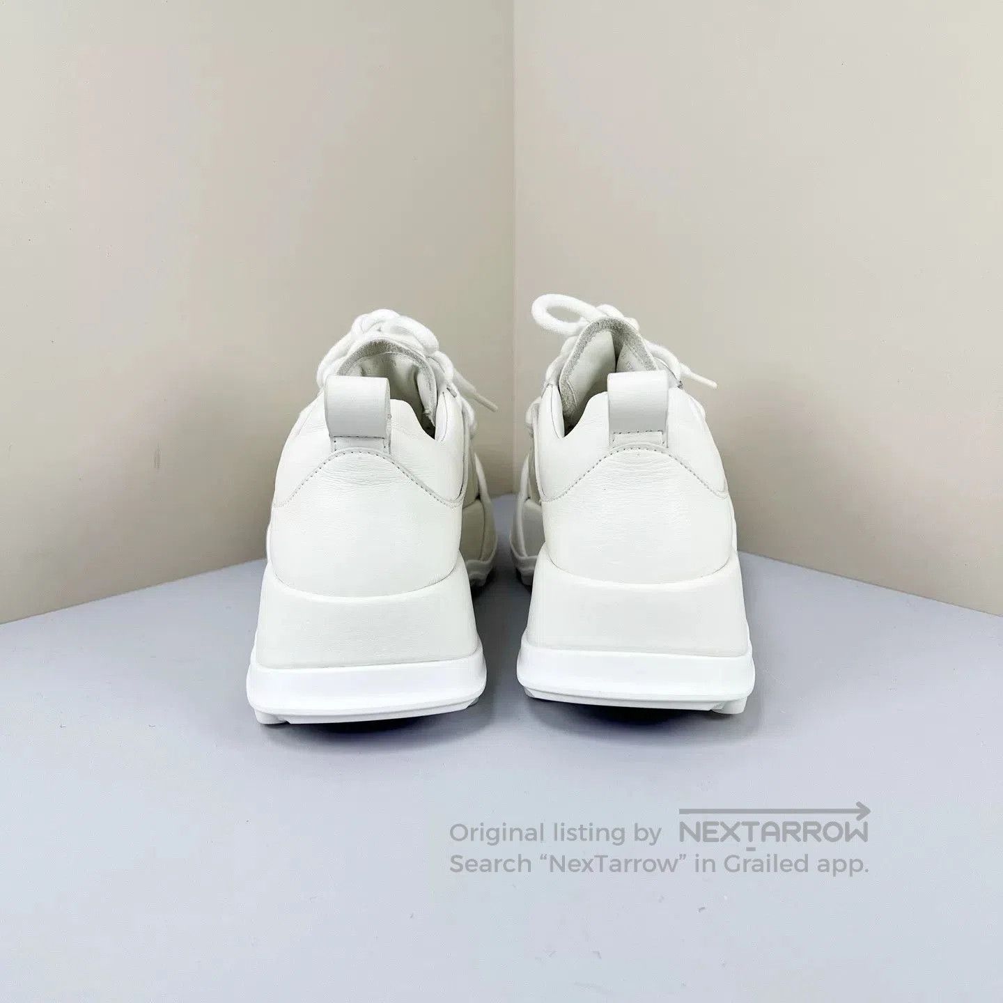 Jil Sander Jil Sander Platform Round-Toe Casual Sneakers. Size US 4 / IT 34 - 3 Thumbnail