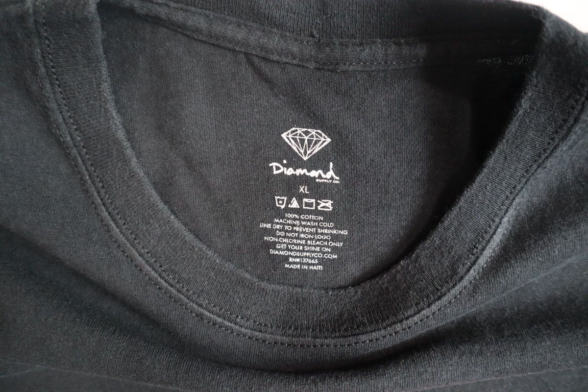 Diamond Supply Co. Diamond Supply Co. Rose Box Logo Tee – Black / Red Floral Size US XL / EU 56 / 4 - 4 Thumbnail