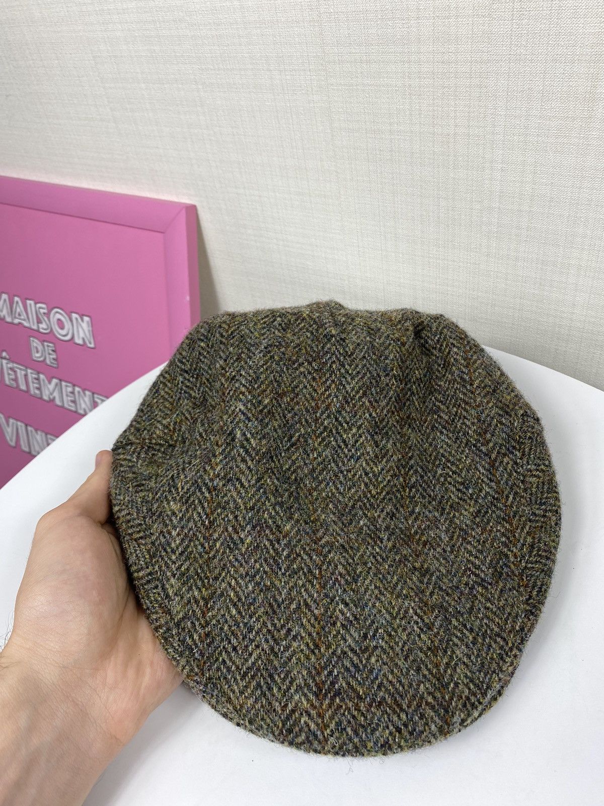 Harris Tweed Harris Tweed John Rocha Flat Cap Size ONE SIZE - 6 Thumbnail