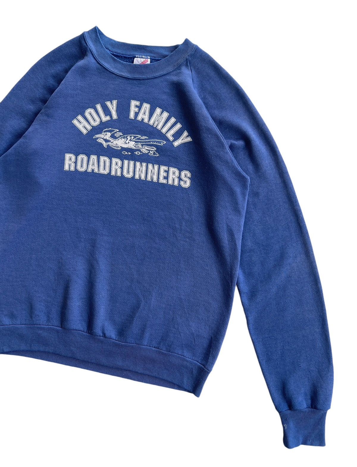 Vintage Jerzees 90s Holy Family Roadrunners Sunfaded Sweatshirt Size US M / EU 48-50 / 2 - 5 Thumbnail
