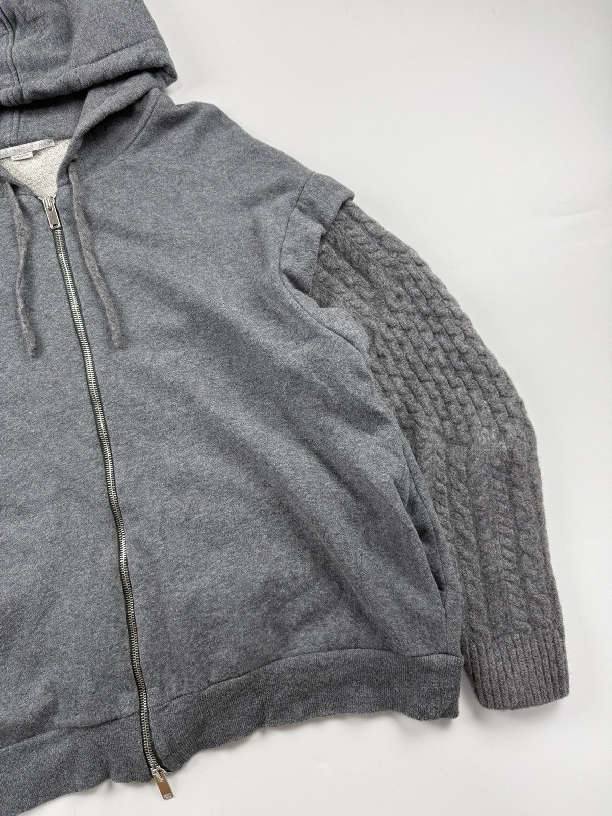 Stella McCartney Stella McCartney Oversized Wool Alpaca Blend Zip Hoodie Size S / US 4 / IT 40 - 3 Thumbnail
