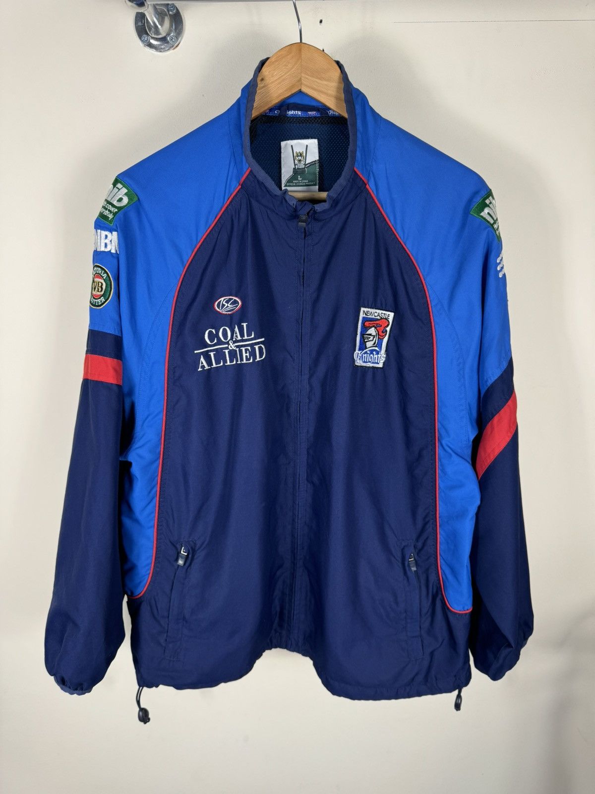 Vintage Vintage Newcastle Knights NRL Rugby 2004 Zip Track Jacket Size US L / EU 52-54 / 3 - 1 Thumbnail