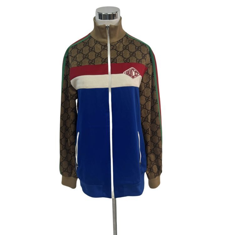 Gucci Gucci GG Logo Colorblock Track Jacket Size M Size US M / EU 48-50 / 2 - 1 Thumbnail