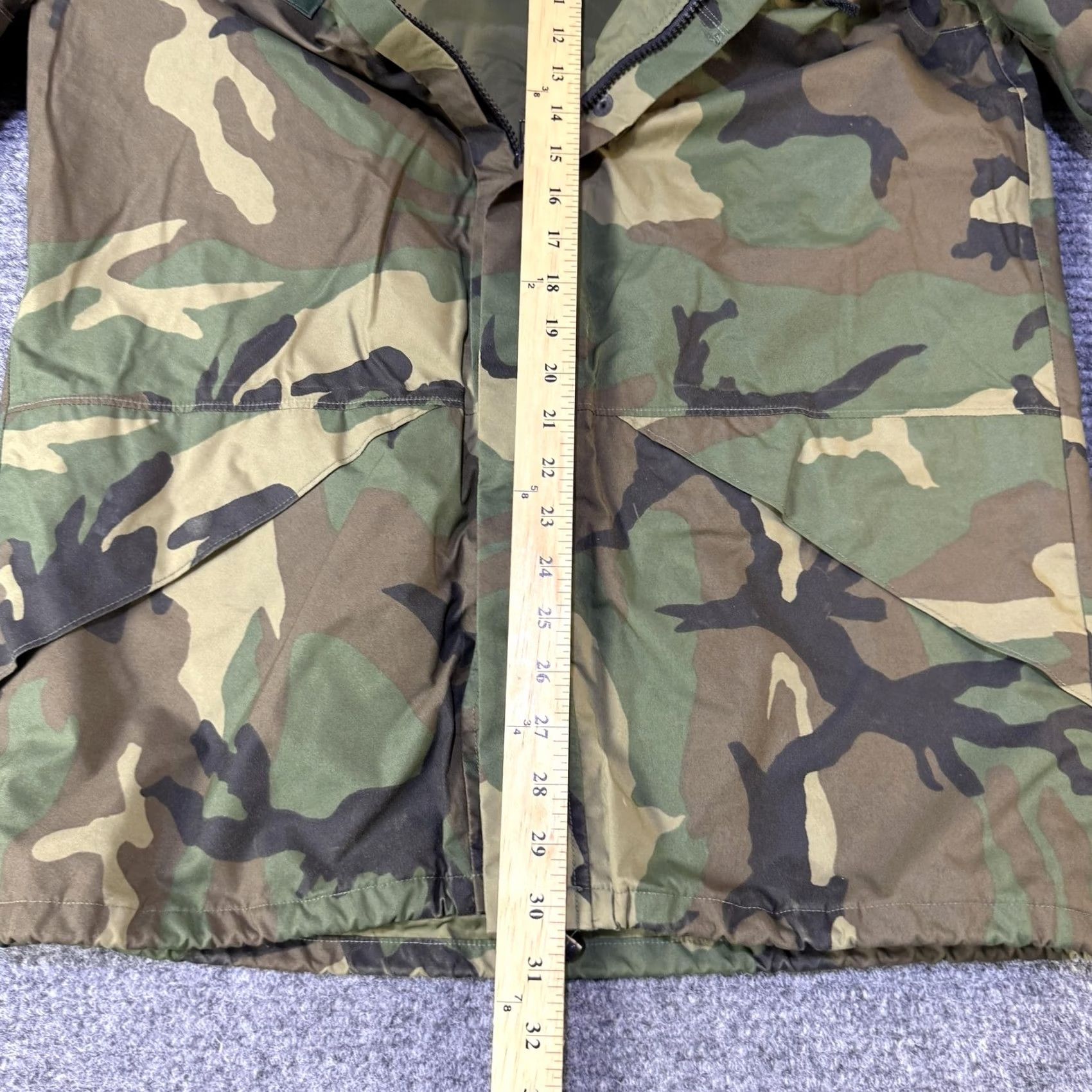 Vintage Raven Rain-Stuff Jacket Mens Medium Green Camo Hooded Parka Outdoor Snow Size US M / EU 48-50 / 2 - 7 Thumbnail