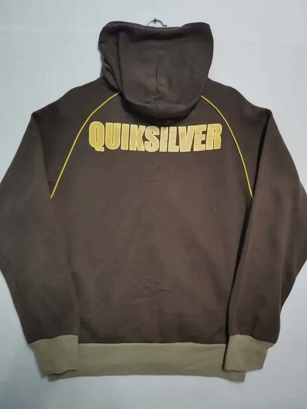 Quiksilver Vintage Quiksilver Big Logo Sweatshirt Hoodie Size US L / EU 52-54 / 3 - 5 Thumbnail