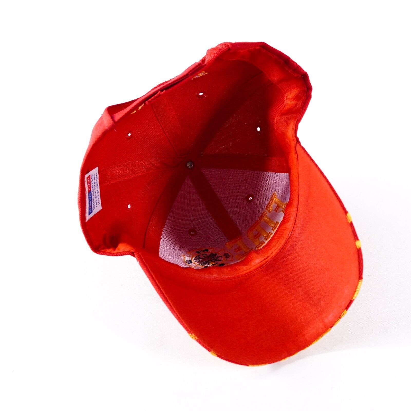 Other Fire Rescue Firefighter Flames Fiery Baseball Hat Cap Red Size ONE SIZE - 6 Thumbnail
