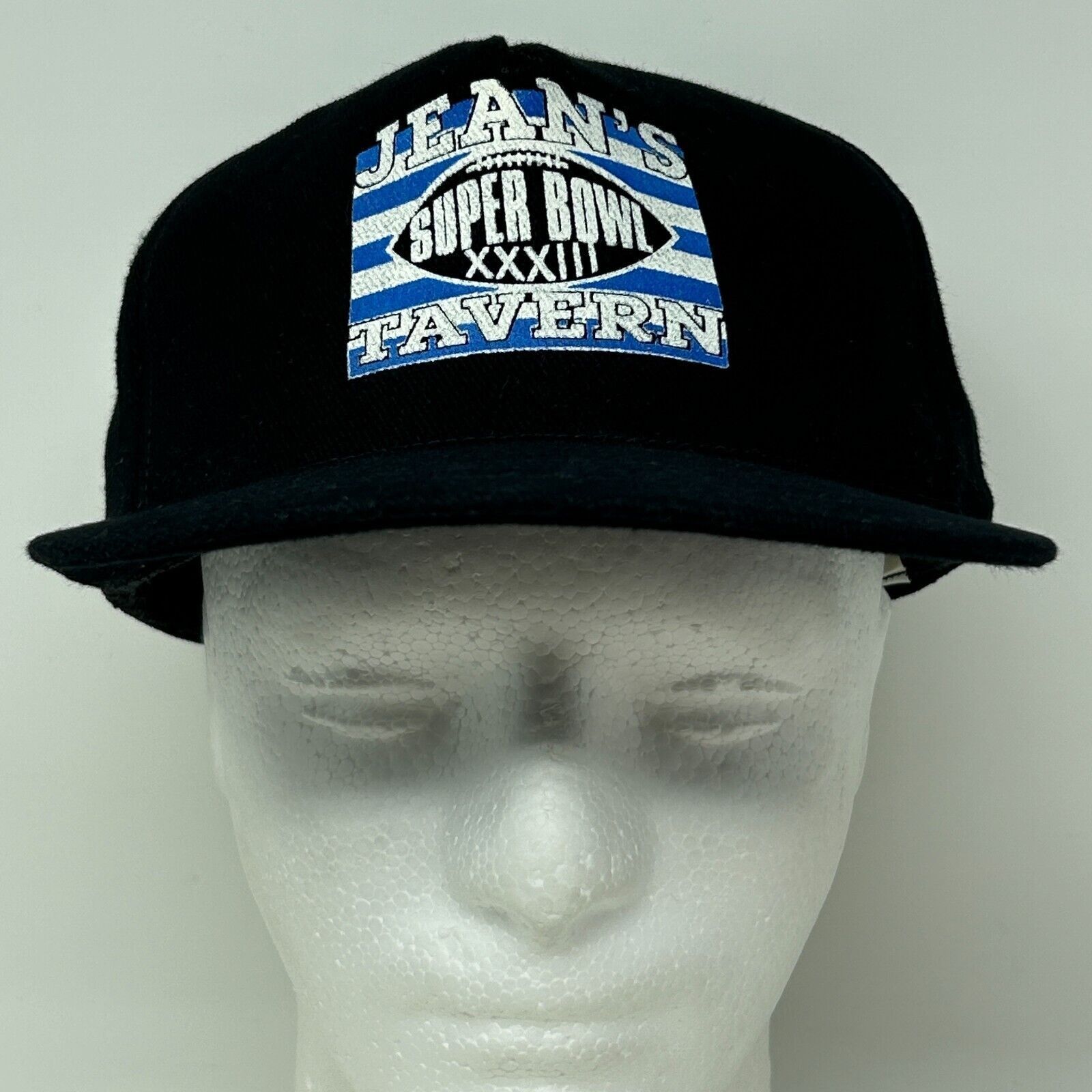 Otto Vintage 90s Super Bowl XXXIII Jeans Tavern Hat Baseball Cap Size ONE SIZE - 2 Thumbnail