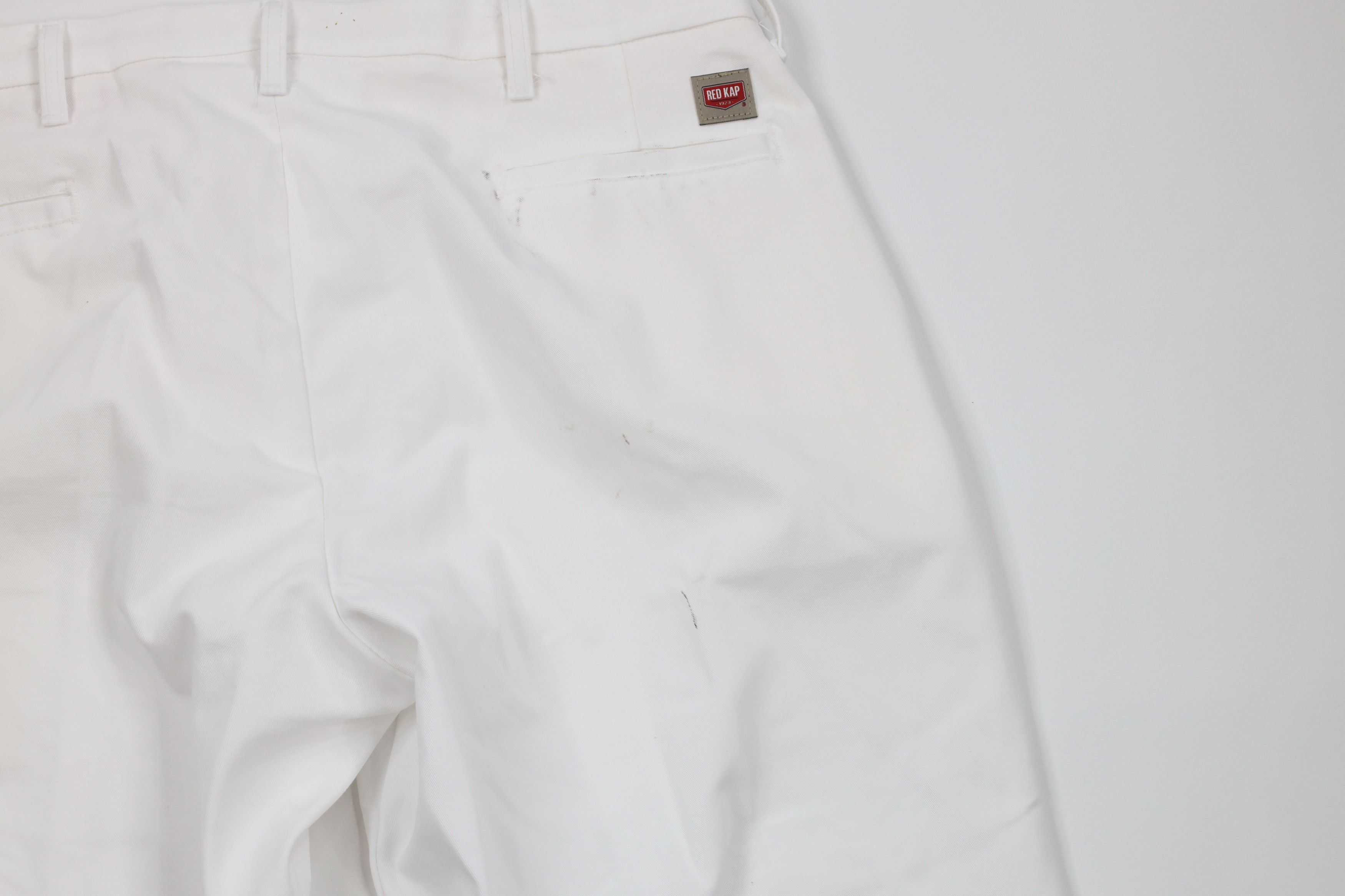 Vintage Vintage 90s Streetwear Wide Leg Mechanic Painter Pants White Size US 38 / EU 54 - 12 Thumbnail