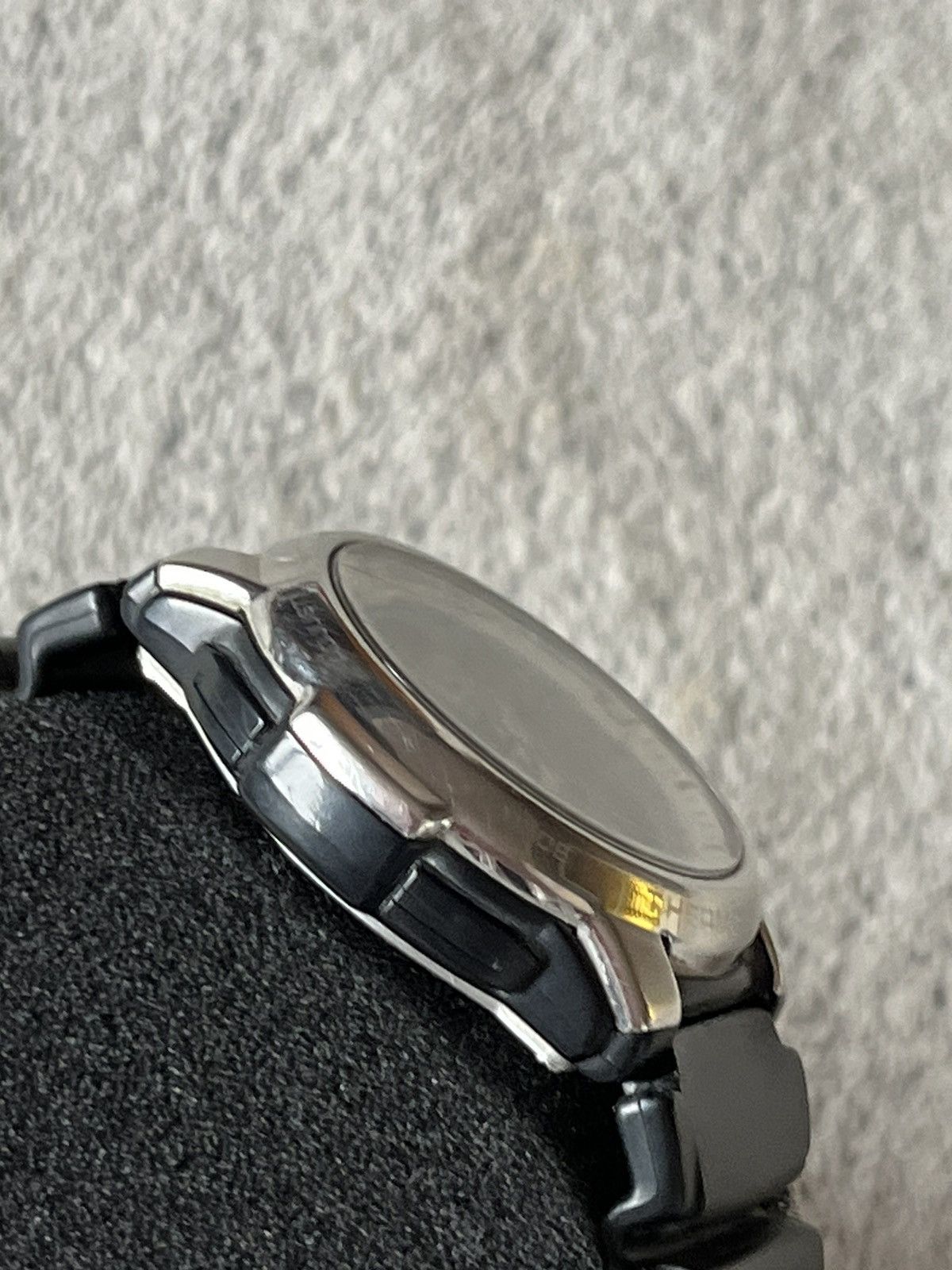 Casio × Vintage Vin Y2K Casio Analog Digital Thermometer Watch 4738 aqf-102w Size 32 - 4 Thumbnail