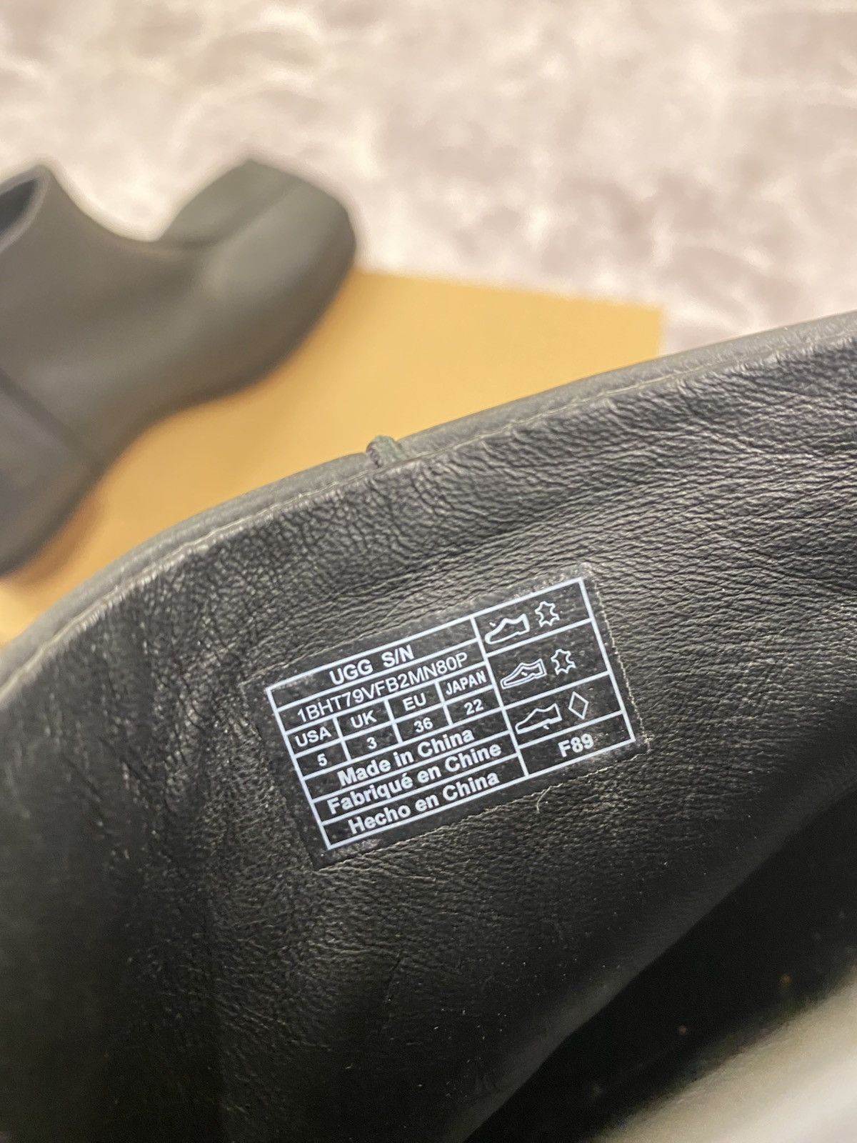 Eckhaus Latta Ugg X Eckhaus Latta Dark Leather Square Toe Boots Size: 36 Size US 6 / IT 36 - 4 Thumbnail