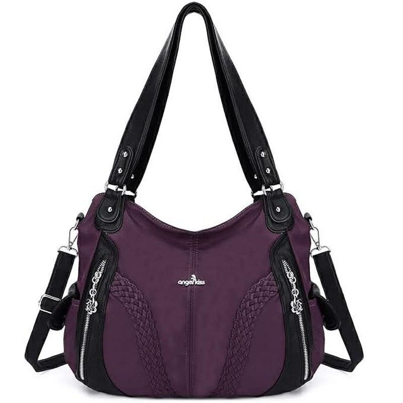 Other NEW Angel Kiss Purse Crossbody Bag Purple/Black Y2K Pocket Size ONE SIZE - 1 Thumbnail