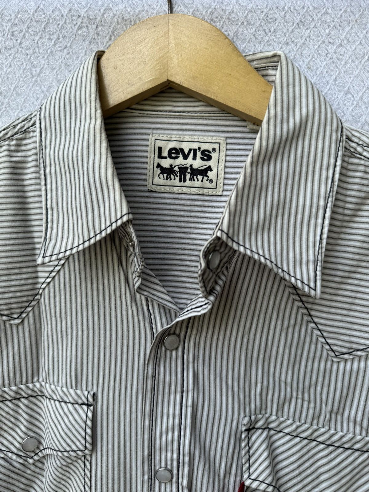 Levi's Levis striped button stone shirt Size US L / EU 52-54 / 3 - 8 Thumbnail