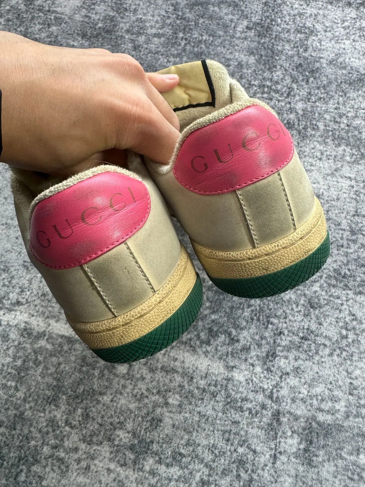 Gucci Guicci Pink Dirty Sneakers| Size US 5 / IT 35 - 5 Thumbnail